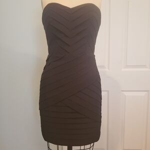 NWT Gianni Bini Black Strapless Dress, XS